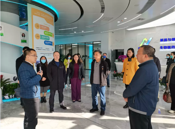 省药品监督管理局及市市场监督管理局领导来访平台